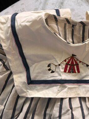 LITTLE GIRLS DRESS BY ANGOU  9-12 MOS